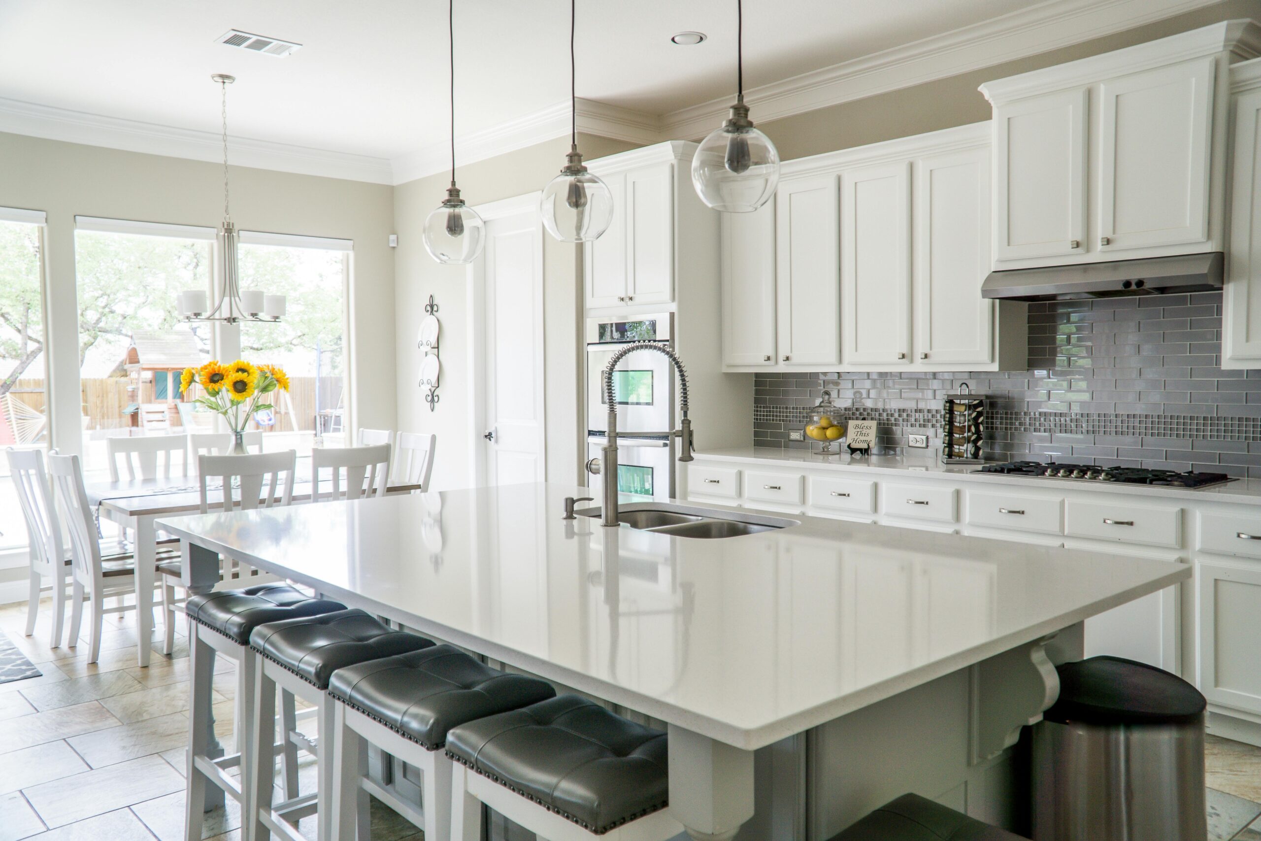 Freshly cleaned residential kitchen after Excellentia service